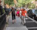 Joyce, Alina, and Baiba.<br />August 3, 2012 - Lafayette Street, Brooklyn, New York.