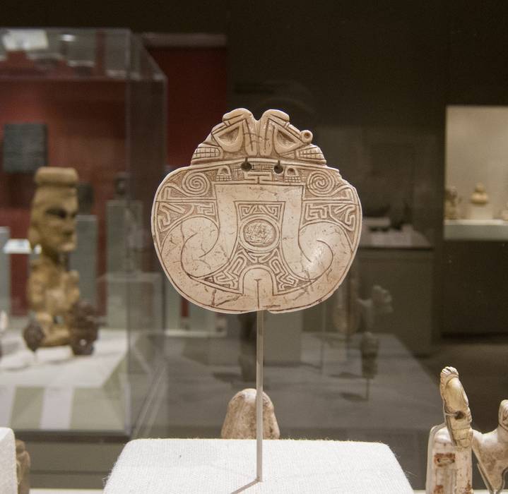 Taino pendant.<br />August 3, 2012 - Metropolitan Museum of Art, Manhattan, New York.