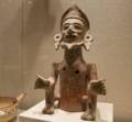 Seated figure (Xantil), 13-15th century, Mexico.<br />August 3, 2012 - Metropolitan Museum of Art, Manhattan, New York.