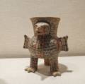Eagle vessel, 13-16 century, Mexico.<br />August 3, 2012 - Metropolitan Museum of Art, Manhattan, New York.