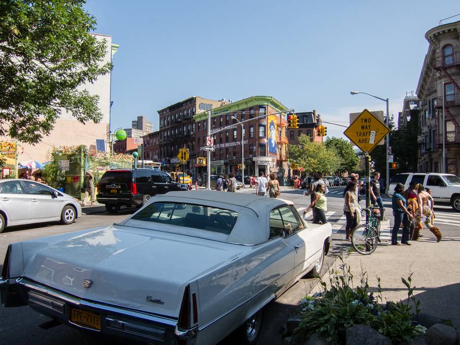 Fulton and South Portland Street.<br />August 4, 2012 - Brooklyn, New York.