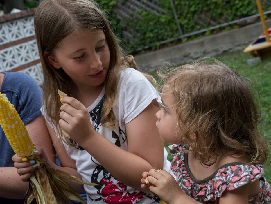 Marlene and Alina.<br />August 4, 2012 - At Julian and Gisela's in Brooklyn, New York.