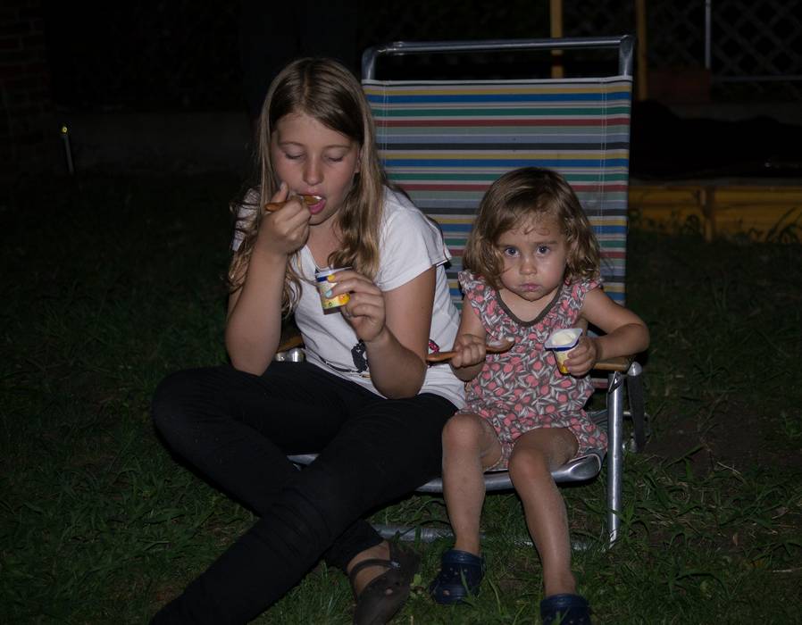 Marlene and Alina.<br />August 4, 2012 - At Julian and Gisela's in Brooklyn, New York.