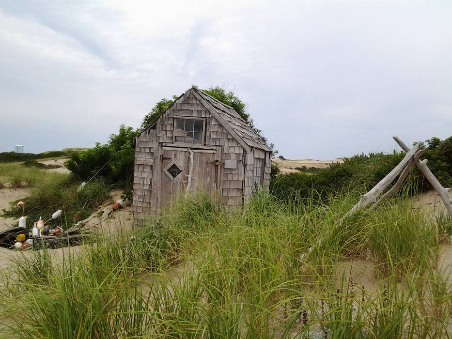 A nearby shack.<br />Joyce's and Deb's one week retreat in a primitive shack among the dunes.<br />August 20, 2012 - Near Privincetown, Cape Cod, Massachusetts.