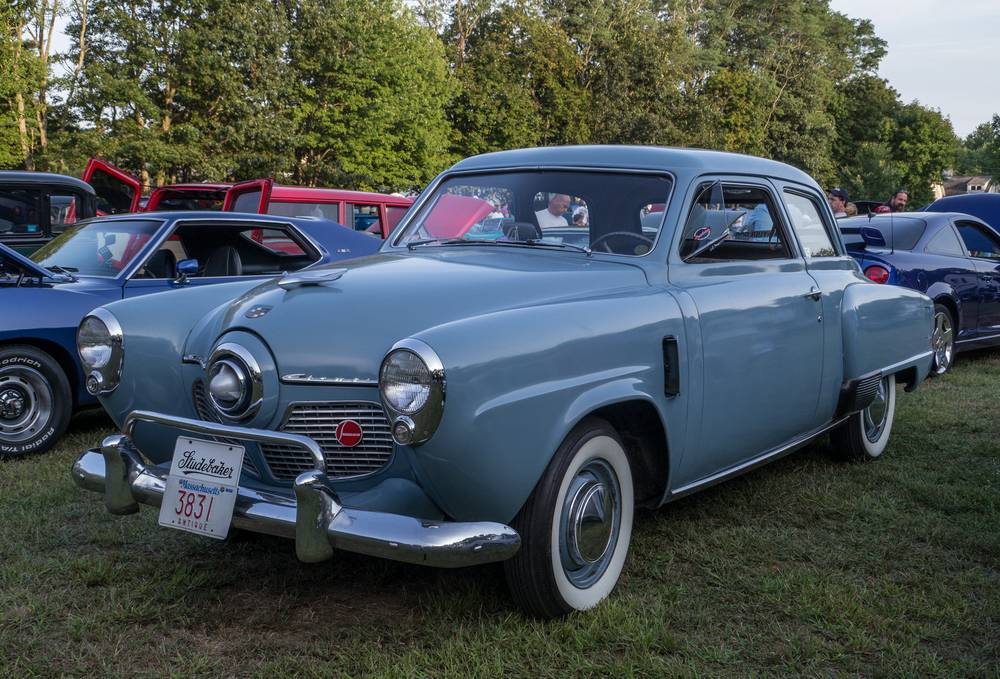 1951 Studebaker.<br />Antique auto show at Skips.<br />August 25, 2012 - Merrimac, Massachusetts.