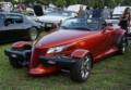 Plymouth Prowler (made during 1999-2001).<br />Antique auto show at Skips.<br />August 25, 2012 - Merrimac, Massachusetts.