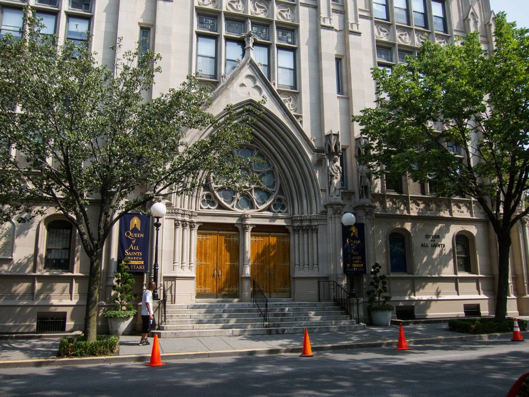 Queen of All Saints Church, where the Christening<br />of Edgar is going to take place in a couple of days.<br />August 3, 2012 - Brooklyn, New York.