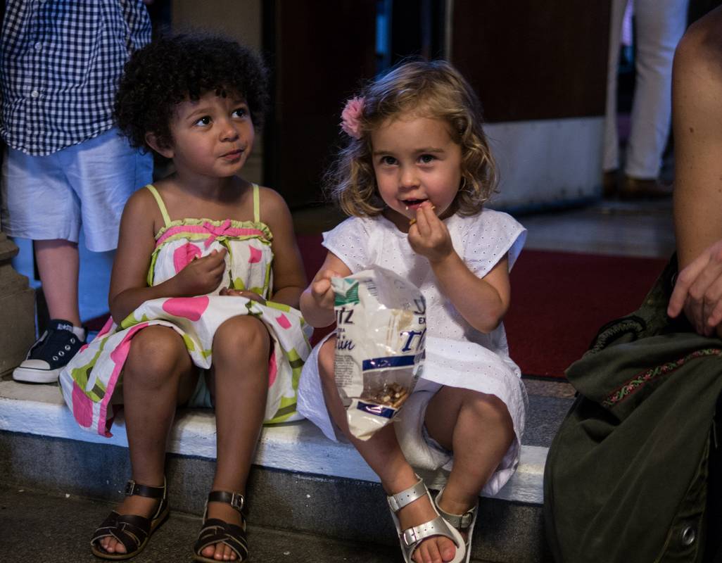 Alina and friend.<br />Edgar's and Benjamin's Christening<br />August 5, 2012 - Queen of All Saints Church, Brooklyn, New York.