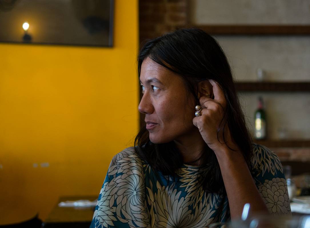 Mariko.<br />After Edgar's and Benjamin's Christening.<br />August 5, 2012 - Anima Italian Bistro in Brooklyn, New York.