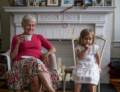 Baiba and granddaughter Alina.<br />Edgar's Christening and first birthday.<br />August 5, 2012 - At Julian and Gisela's in Brooklyn, New York.
