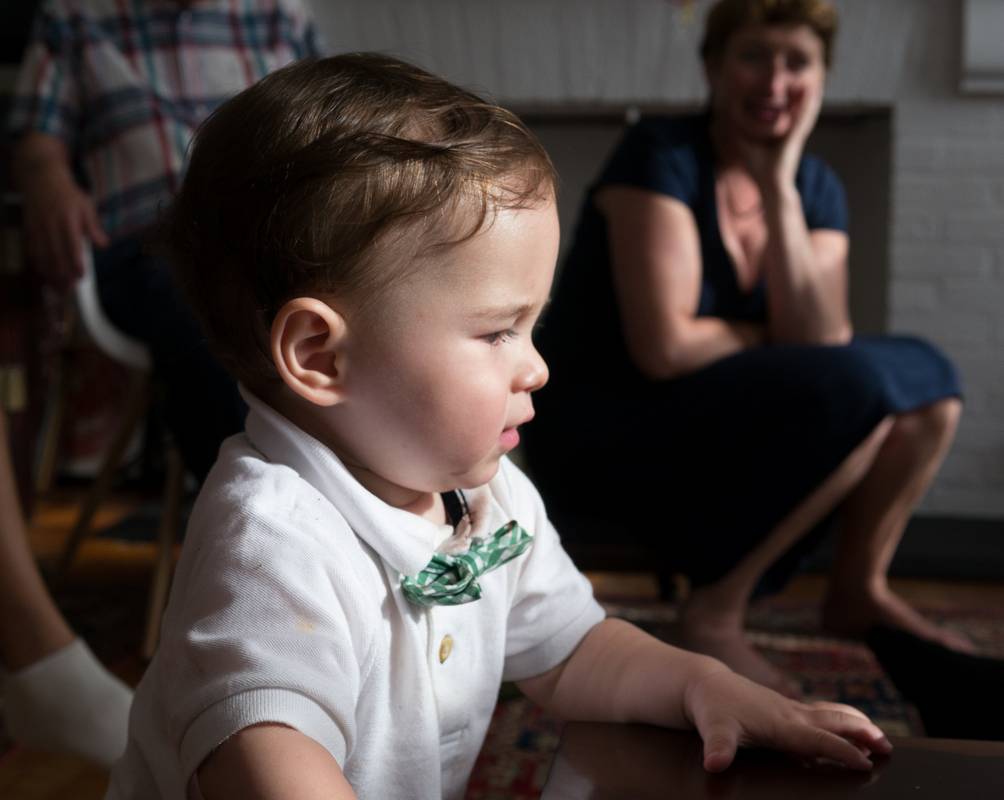 Edgar.<br />Edgar's Christening and first birthday.<br />August 5, 2012 - At Julian and Gisela's in Brooklyn, New York.