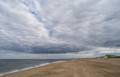 View south of access to beach from parking lot 3.<br />Sept. 10, 2012 - Parker River National Wildlife Refuge, Plum Island, Massachusetts.