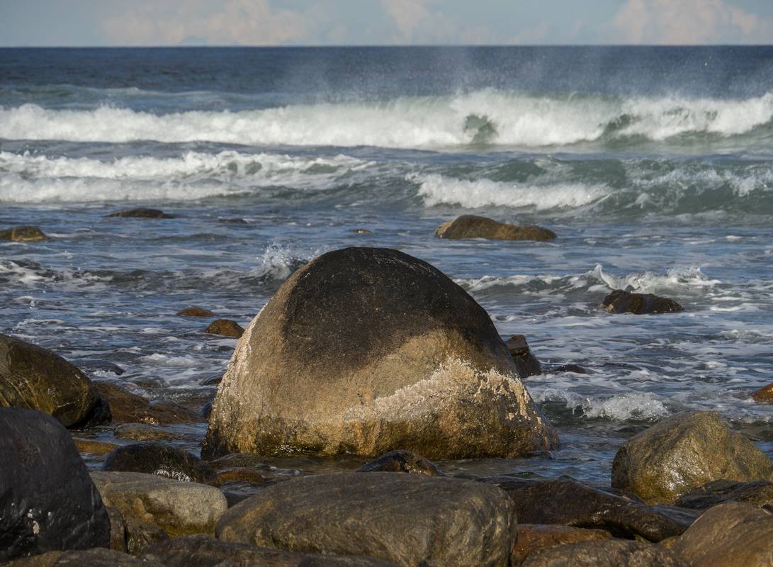 The rock.<br />Sept. 24, 2012 - Sandy Point State Reservation, Plum Island, Massahusetts.