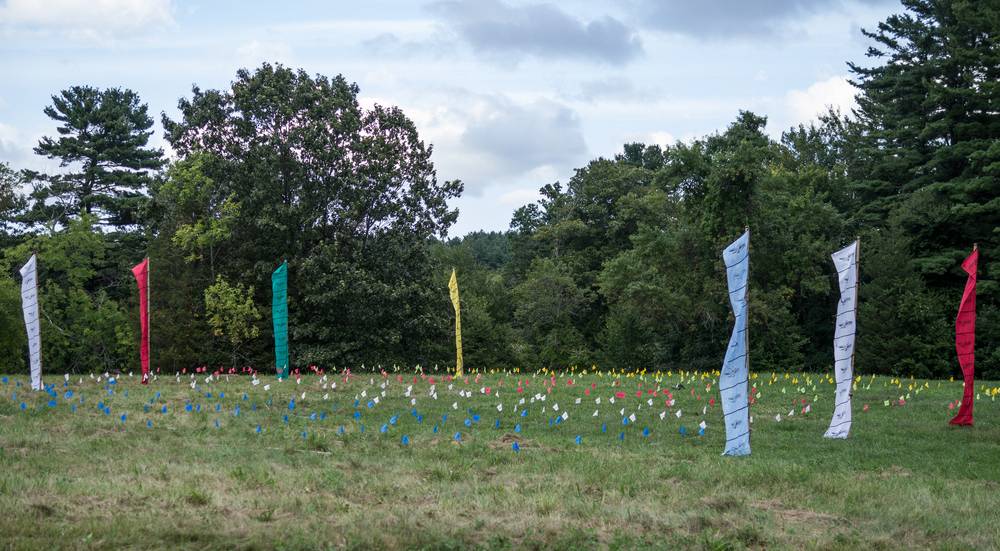 Isabell VanMerlin: 'Labyrinth'.<br />Outdoor Sculpture at Maudslay.<br />Sept. 8, 2012 - Maudslay State Park, Newburyport, Massachusetts.