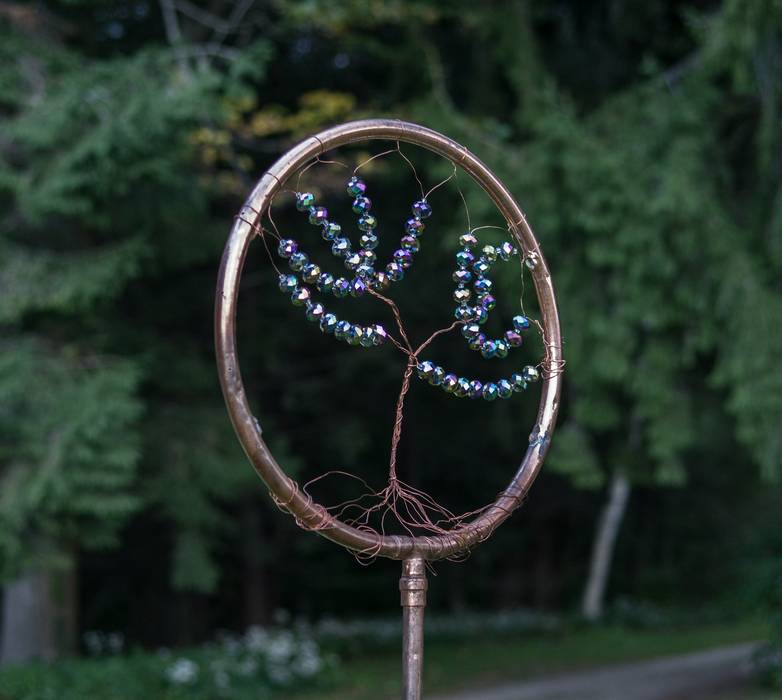 Ellen Hanick: 'Tree of Life'.<br />Outdoor Sculpture at Maudslay.<br />Sept. 8, 2012 - Maudslay State Park, Newburyport, Massachusetts.