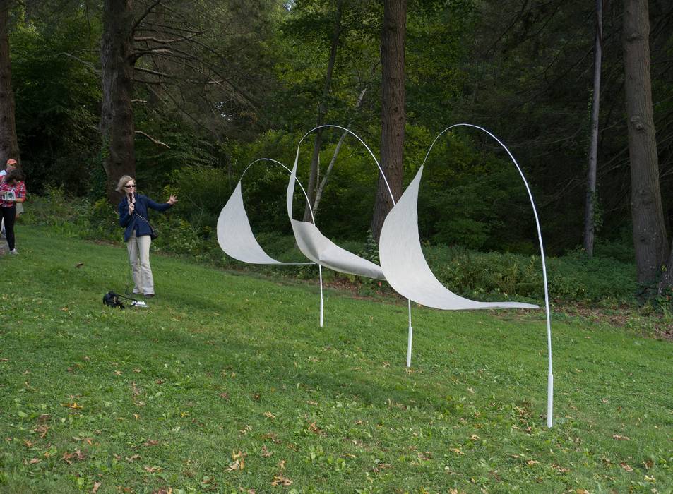 Lynne Havighurst: 'Oxygen'.<br />Outdoor Sculpture at Maudslay.<br />Sept. 8, 2012 - Maudslay State Park, Newburyport, Massachusetts