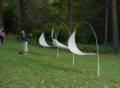 Lynne Havighurst: 'Oxygen'.<br />Outdoor Sculpture at Maudslay.<br />Sept. 8, 2012 - Maudslay State Park, Newburyport, Massachusetts