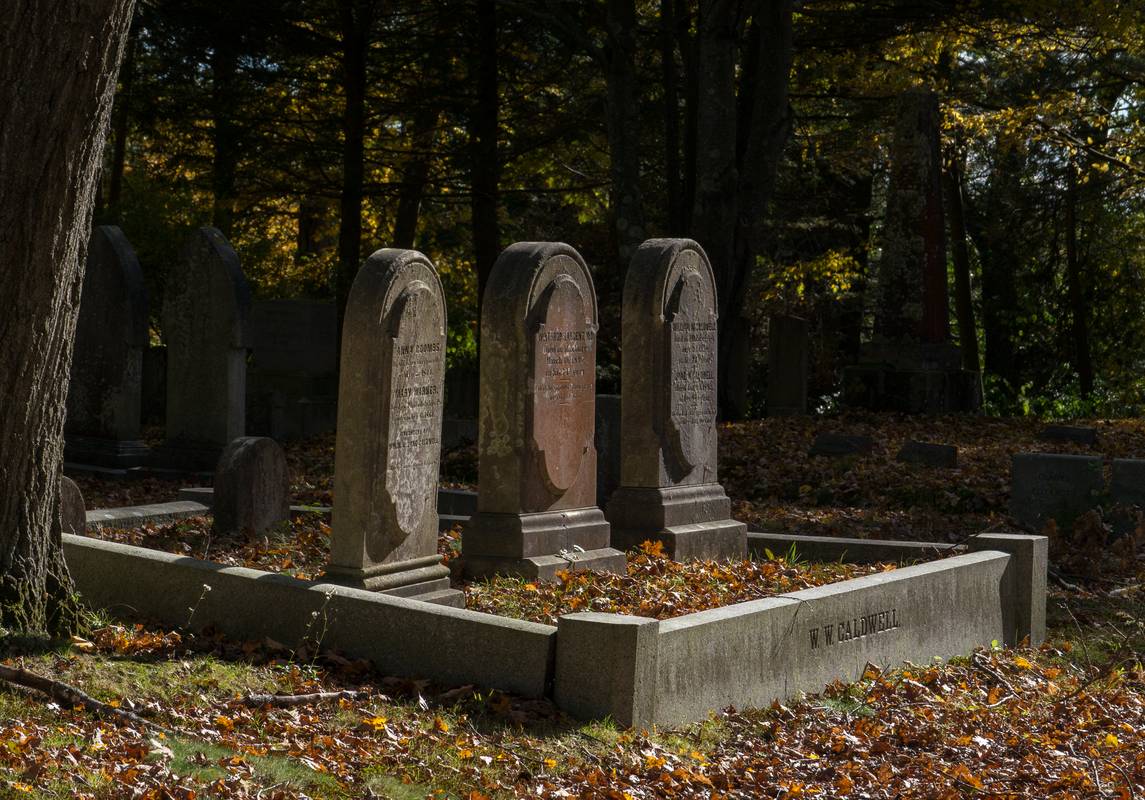 Oct. 16, 2012 - Oak Hill Cemetery, Newburyport, Massachusetts.