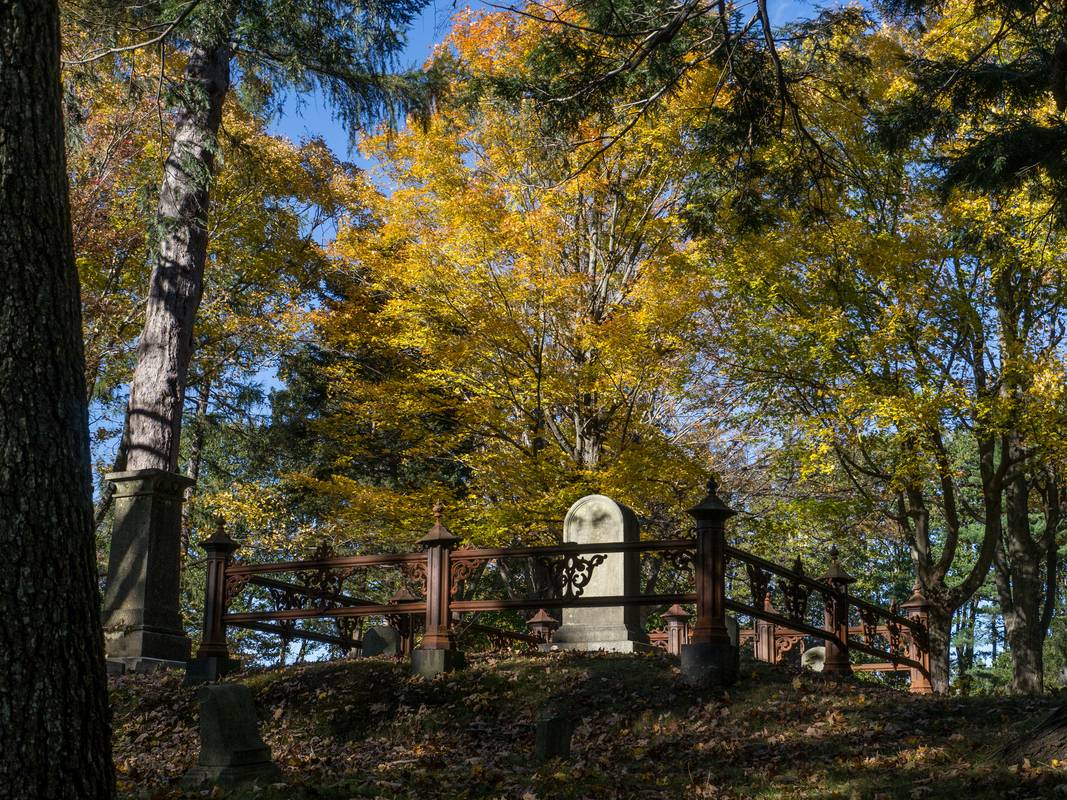 Oct. 16, 2012 - Oak Hill Cemetery, Newburyport, Massachusetts.