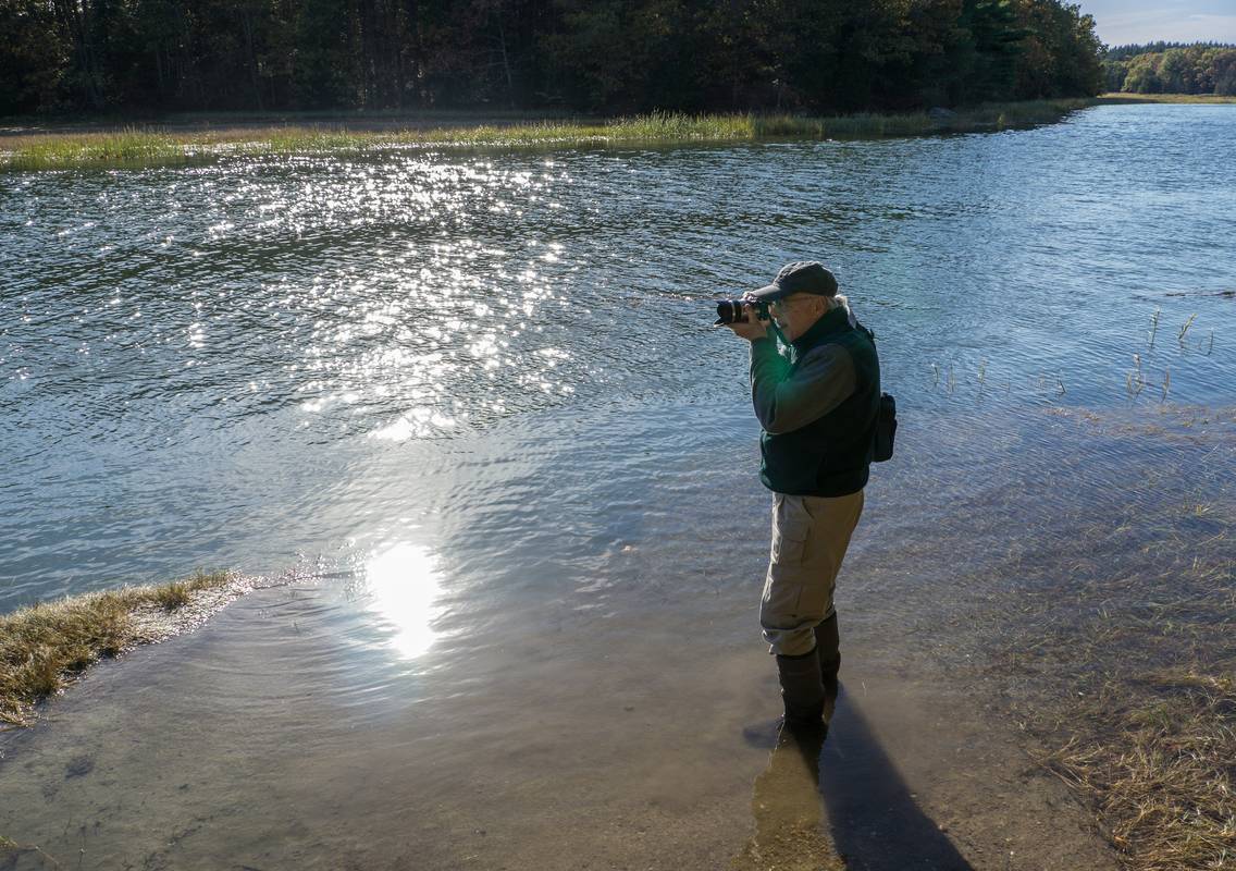 John G.<br />Along the Little River.<br />Oct. 17, 2012 - Old Town Hill (Trustees of Reservations), Newbury, Massachusetts.