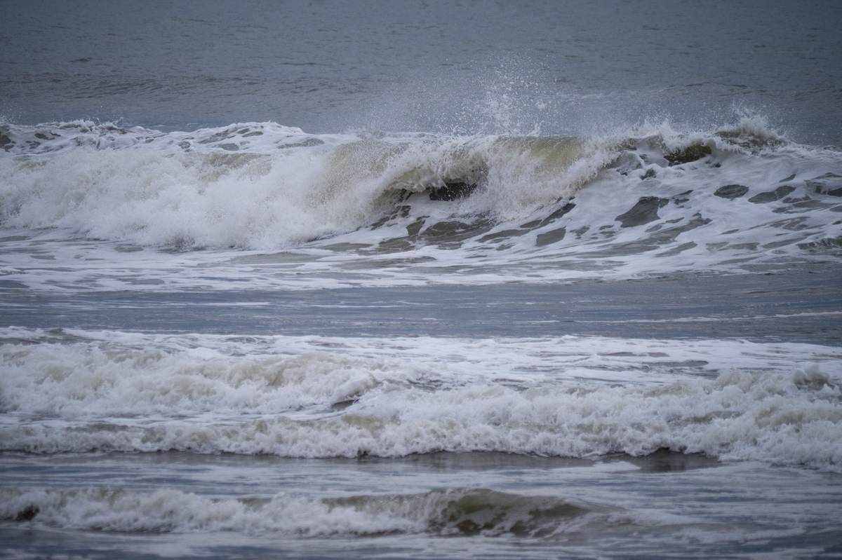 Remnants of Hurricane Sandy.<br />Oct. 31, 2012 - Parker River National Wildlife Refuge, Plum Island, Massachusetts.