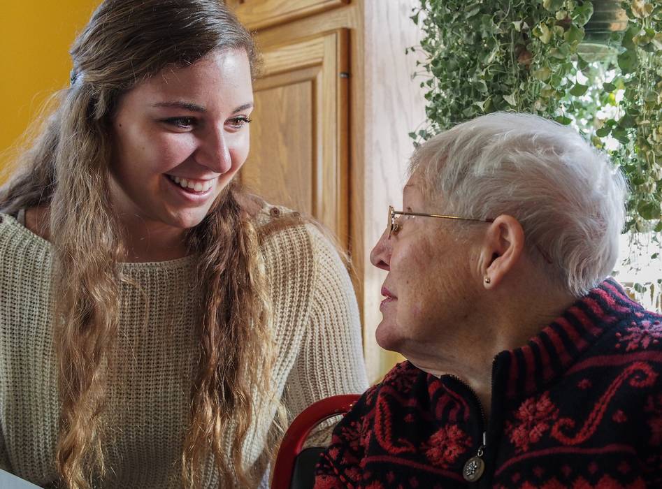 Marissa and Marie.<br />Thanksgiving Day at Paul and Norma's.<br />Nov. 23, 2012 -Tewksbury, Massachusetts.