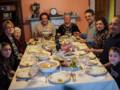 Miranda, Linda, Marie, Paul, Norma, David, Holly, Carl, and Matthew.<br />Joyce (out of view) is next to Miranda, and Egils is behind the camera.<br />Thanksgiving Day at Paul and Norma's.<br />Nov. 23, 2012 -Tewksbury, Massachusetts.
