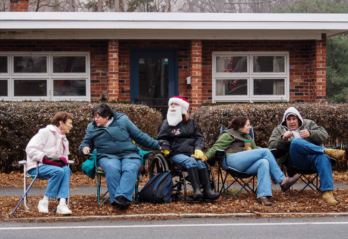 Dec. 2, 2012 - Santa Parade in Merrimac, Massachusetts.