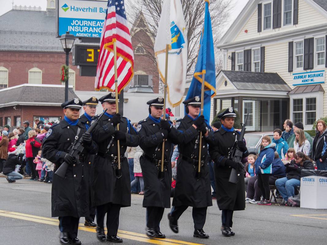 Dec. 2, 2012 - Santa Parade in Merrimac, Massachusetts.