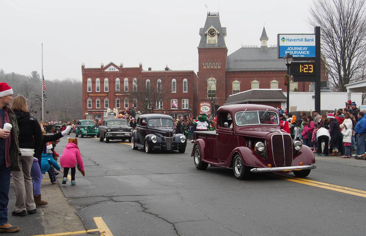 Dec. 2, 2012 - Santa Parade in Merrimac, Massachusetts.