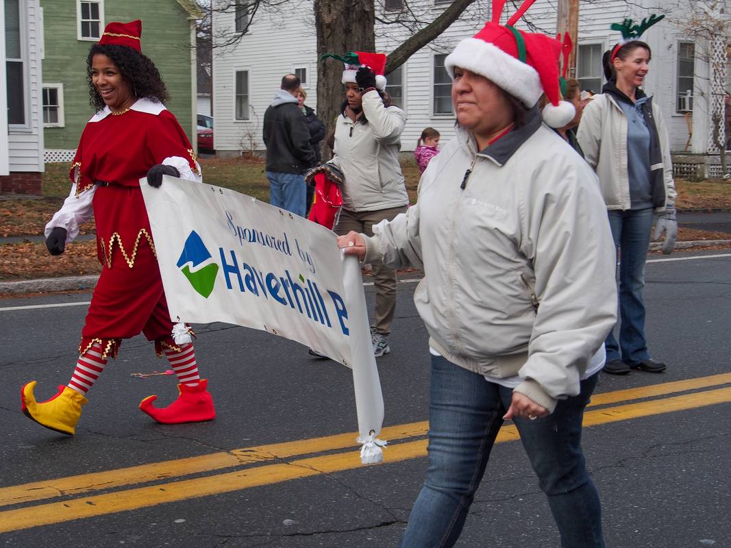 Dec. 2, 2012 - Santa Parade in Merrimac, Massachusetts.