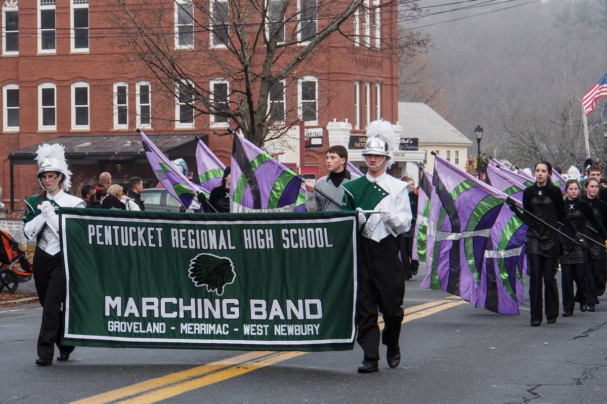 Dec. 2, 2012 - Santa Parade in Merrimac, Massachusetts.