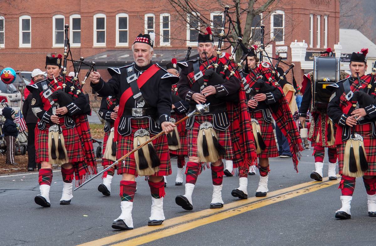 Dec. 2, 2012 - Santa Parade in Merrimac, Massachusetts.