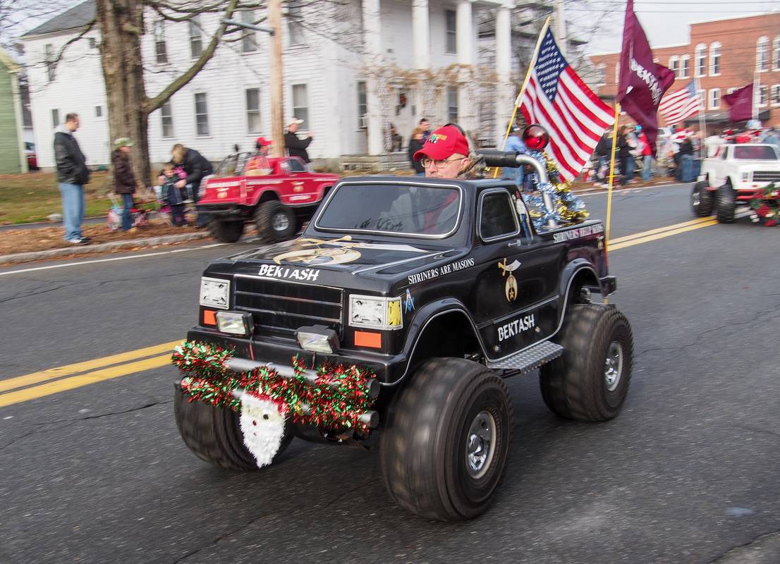 Dec. 2, 2012 - Santa Parade in Merrimac, Massachusetts.