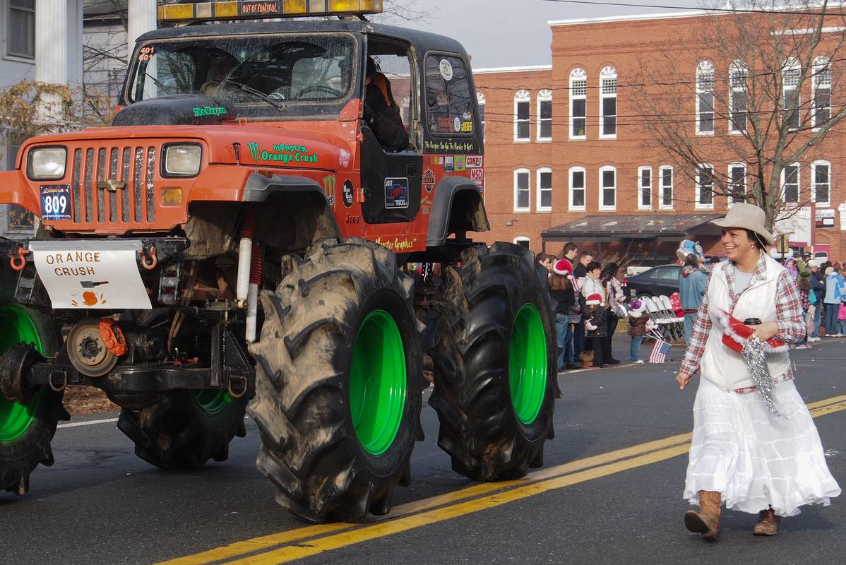 Dec. 2, 2012 - Santa Parade in Merrimac, Massachusetts.