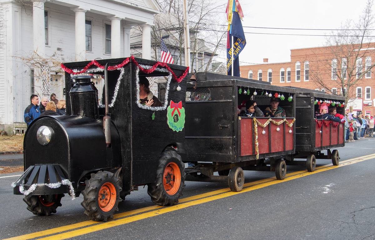 Dec. 2, 2012 - Santa Parade in Merrimac, Massachusetts.