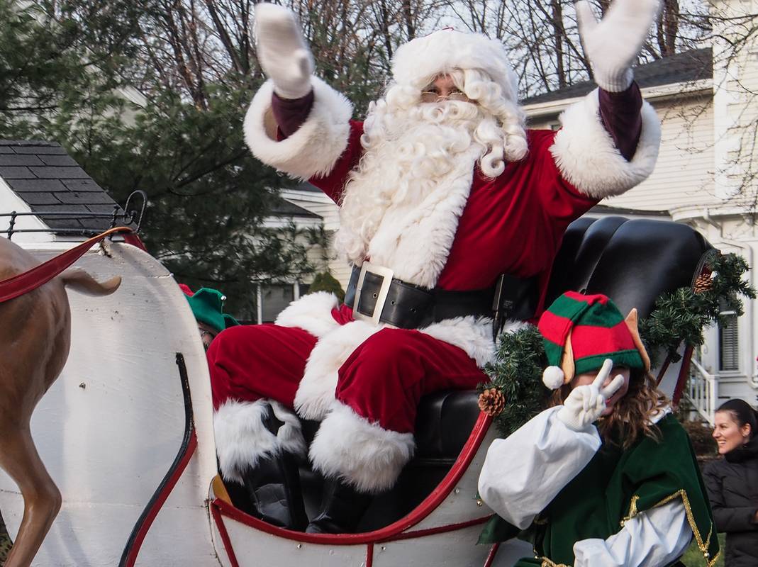 Dec. 2, 2012 - Santa Parade in Merrimac, Massachusetts.