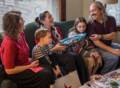 Holly, Matthew, Melody, Miranda, and Carl.<br />We celebrated Christmas early since Melody was leaving the next day.<br />Dec. 22, 2012 - Merrimac, Massachusetts.