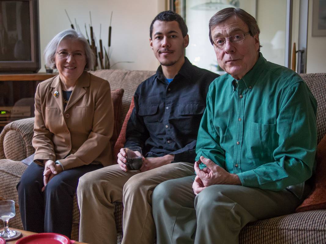 Joyce, Eriks, and Juris.<br />Dec. 26, 2012 - At Uldis and Edite's in Manchester by the Sea, Massachusetts.