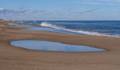 Puddle.<br />Jan. 14, 2013 - Parker River National Wildlife Refuge, Plum Island, Massachusetts.