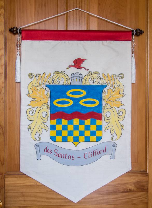 A coat of arms for Matthew made by Joyce.<br />Jan 17, 2013 - Merrimac, Massachusetts.