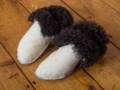 Joyce made these moccasins for Melody.<br />Jan 17, 2013 - Merrimac, Massachusetts.