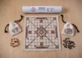 Joyce made this hnefatafl Norse game for Mirands.<br />Jan 17, 2013 - Merrimac, Massachusetts.