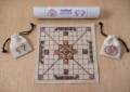Joyce made this hnefatafl Norse game for Miranda,<br />Jan 17, 2013 - Merrimac, Massachusetts.