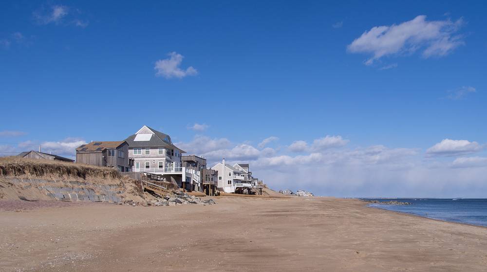 Beach erosion taking its toll.<br />Feb. 1, 2013 - North end of Plum Island.