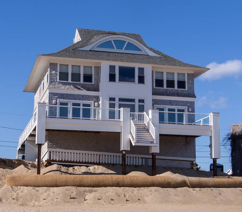 Beach erosion taking its toll.<br />Feb. 1, 2013 - North end of Plum Island.