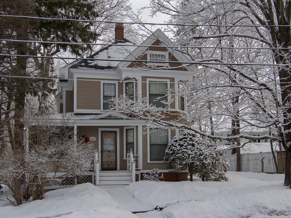 Home.<br />The morning after a sitcky snowfall.<br />Feb. 25, 2013 - Merrimac, Massachusetts.