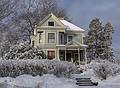 Lance and Cindia's house.<br />The morning after a sitcky snowfall.<br />Feb. 25, 2013 - Merrimac, Massachusetts.