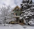 Ron and Kathie's house.<br />The morning after a sitcky snowfall.<br />Feb. 25, 2013 - Merrimac, Massachusetts.