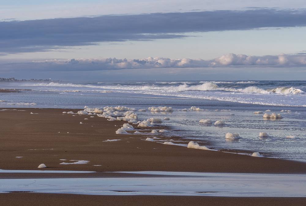 A walk off parking lot # 3.<br />Feb. 26, 2013 - Parker River National Wildlife Refuge, Plum Island, Massachusetts.